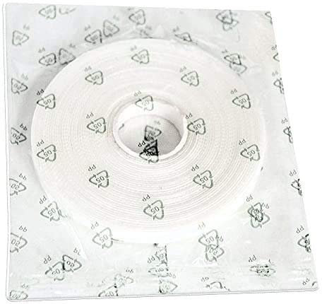 3 Stück Klettband (selbstklebend) für Fliegengitter Pollenschutz Vlies Pollenschutzvlies weiß