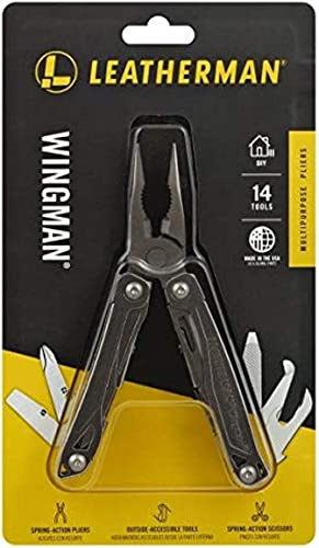 LEATHERMAN® WINGMAN® Multi-herramienta de Acero Inoxidable con Mango de Acero Inoxidable