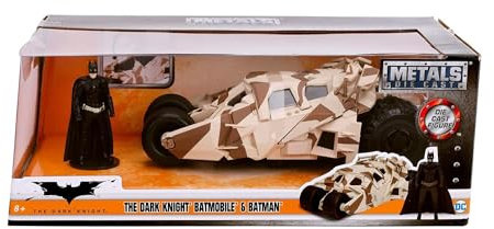 Jada Toys Tumbler Camo Batmobile Highly Detailed 1:24 Model Car with Batman Figure, Cockpit and Doors Can Be Opened with Wheel