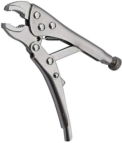 Vetrineinrete® Pinza autobloccante grip 5” con leva di sgancio a scatto apertura regolabile ganasce dentellate autoserranti 14 mm D74