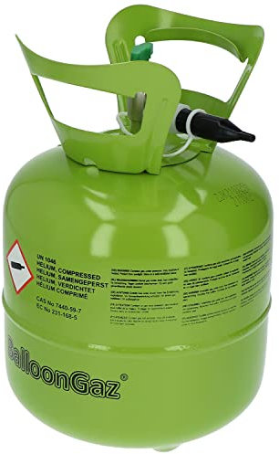 Folat 25204 Cilindro di elio (helium) di 20 palloncini in lattice Ø 23 cm BalloonGaz® 0,14 m³