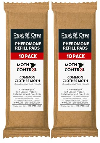 SISI UK Trappola per tarme in tessuto Antitarme diamantato Ricarica ai feromoni Tamponi di colla Repellente naturale per tarme Trappole adesive usa e getta per tarme dei vestiti Trappole di colla Conf