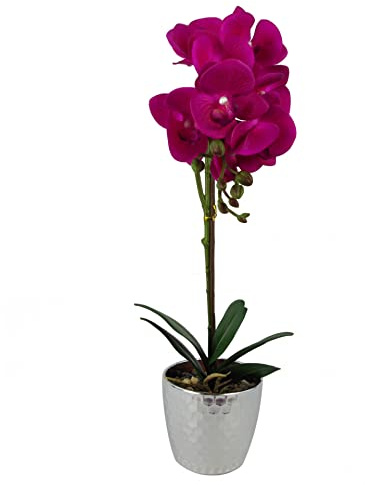 Leaf Design UK - Orchidea artificiale realistica in vaso