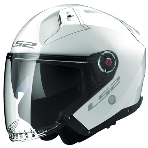 LS2, Jet-Motorradhelm INFINITY II SOLID White, L