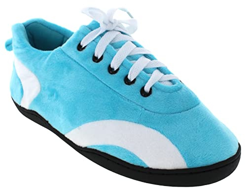 Comfy Feet Turquoise and White Colorful Indoor Outdoor All Around Slipper SM