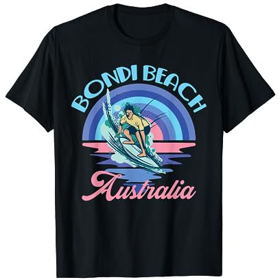 Next Wave On Australia Bondi Beach Surfen Urlaub Sommer T-Shirt