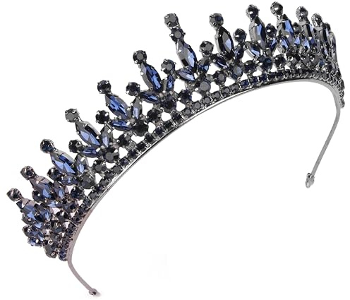 Limelia Damen-Tiara für Henna-Hochzeit, Party, Glitzer-Haarschmuck für Braut, Geburtstag, Festzug, Abschlussball, Halloween, Cos-Play, Weihnachtsfeier