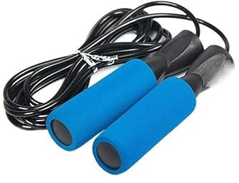 Seilspringen Sprungseil Lagern Überspringen Seilkabelgeschwindigkeit Fitness Aerobic Jumping Training Equipment Einstellbares Boxen überspringen Sportsprungseil Jump Rope (Color : Blue)