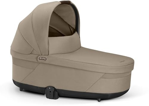 CYBEX Gold COT S LUX Kinderwagenaufsatz, Ab Geburt bis ca. 6 Monate (max. 9 kg), Für CYBEX Balios S Lux und Talos S Lux, Almond Beige