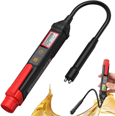 Bremsflüssigkeitstester Stift: Bremsflüssigkeitsteststreifen mit Sonde, Auto Universal Bremsflüssigkeit Diagnosetest Werkzeug Bremsflüssigkeitsprüfer mit 3-farbigem Alarm für DOT3, DOT4, DOT5.1