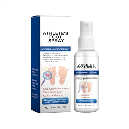 Dabacc Athletes Foot Spray, Athletes Foot Treatment, Antifungal F/oot Spray, Nail Treatment S/Pray, Fast-Acting Odour Control & Cracked Heel Repair, Moisturizing F/oot Care S/Pray for Men & Women