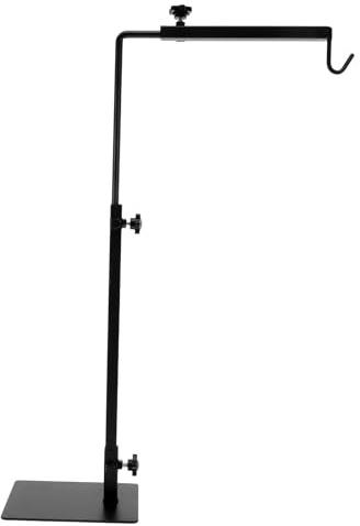 MOTHNUR Supporto per Lampada da Terrario per Rettili in Metallo Regolabile Dissipazione Calore, Portalampada Riscaldante per Acquari, Accessorio Resistente per Lampada da Pianta e Luce