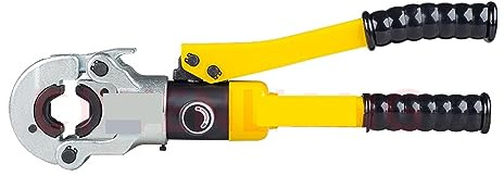 Gato Hidráulico Llave de tubo presión hidráulica, alicates prensado acero inoxidable, herienta llave hidráulico fontanero for plástico y aluminio(With TH26 Moulds)