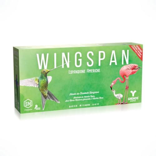 Wingspan - Americhe - Gioco da Tavolo Competitivo per Adulti e Ragazzi dai 14 Anni - 1-5 Giocatori - 40-70min - Edizione Italiana (Espansione)