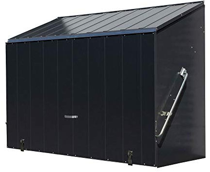 Trimetals Metall Gerätebox Fahrradgarage Sesame | Anthrazit | 76x185x139 cm