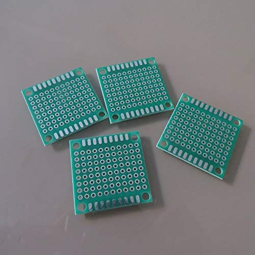 5 Pcs 4.8 x 7.2 cm Universal Joint Holes Hole Grid Veroboard Stripboard Prototype Paper PCB Circuit Board Universal Experiment Matrix Circuit Board FR4 Fibreglass