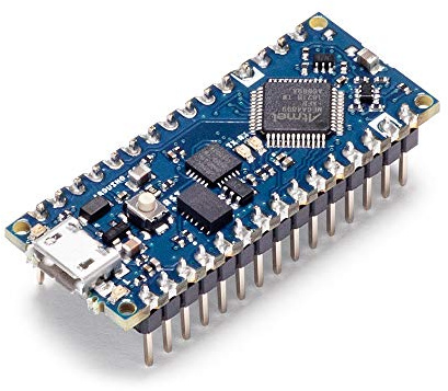 Arduino Nano Every with Headers [ABX00033] - Placa compacta con microcontrolador ATmega4809, Ideal para proyectos electrónicos, prototipos DIY y Aplicaciones con Arduino IDE.