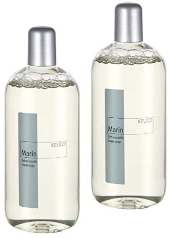 KEUCO Schaumseife 2er Set, Duft Marin, Inhalt 2 x 500ml, pH-neutral, Made in Germany, geeignet für KEUCO Schaumseifenspender