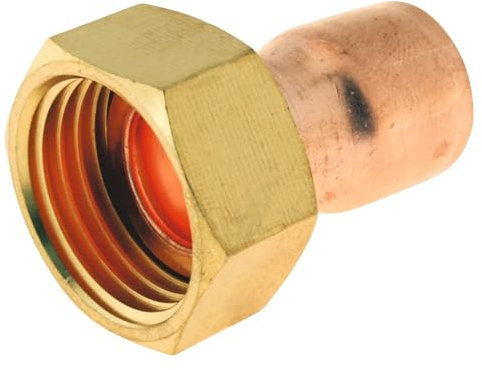 SOMATHERM FOR YOU - raccordo diritto saldatura rame tubo di rame Ø14 - rotante dado 15/21 - Borsa 2 parti