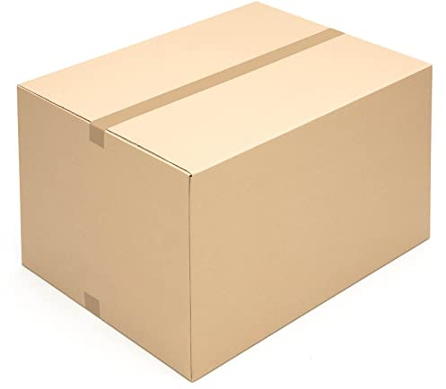 KK Verpackungen® Faltkartons mit Höhenriller | 1 Stück, 765 x 590 x 200-485 mm, Versandkartons nach Fefco 0201 | Kartons für den Paketversand