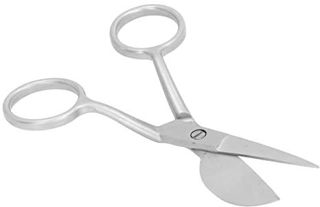 Cisailles à Tapis Tufting, Mini Ciseaux à Bec de Canard en Acier Inoxydable pour Couper les Boules de Poils, Outils de Précision pour Décalcomanies, Tapis de Travail, Loisirs Créatifs, Artisanat, Mais