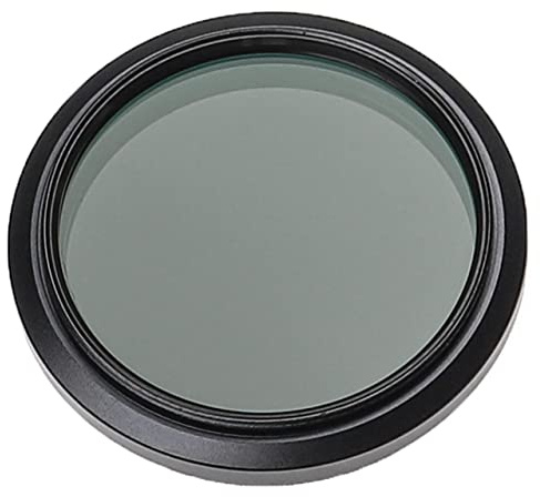 vhbw Filtre ND universel ND 2-1000 pour objectif d'appareil photo avec filetage de filtre de 55 mm – Filtre gris neutre variable – 16 fois – Revêtement