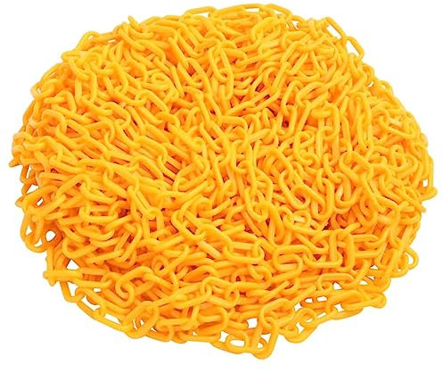INLIFE 150938 Chaîne de délimitation en plastique Jaune 100 m Ø 6 mm 4,86 kg