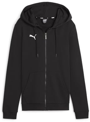Puma Damen Teamgoal Casuals Hooded Jacket Sweat, Puma Black-Puma White, XXL EU