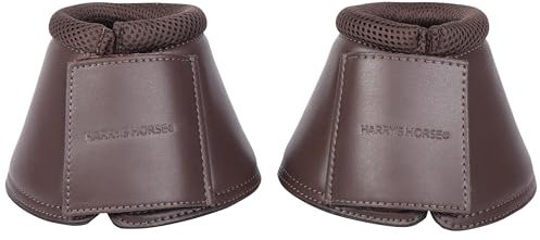 Harry's Horse Hufglocken Springglocken Excellent Klettverschluss (M, braun)