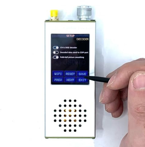 RANRAO SI4732 ATS-25 Max-DECODER Taschenfunkempfänger, Vollsegment-Radioempfänger, tragbarer Handempfänger mit 6,1 cm Touchscreen FM/RDS/AM/LW/MW/SW/SSB/DSP, MDX302D95RDDX3C1EW8JJ