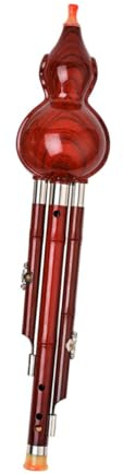 HEMOTON Professionelle Chinesische Kürbisflöte Hulusi Bakelit Ethnisches Blasinstrument für Anfänger Musikliebhaber