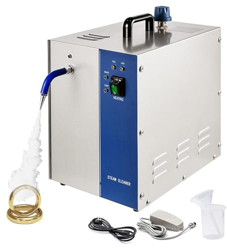 Limpiador a vapor for joyería profesional, Vaporizador for joyería de acero inoxidable Limpiador a vapor for joyería, Máquina limpiadora a vapor eléctrica for joyería, Máquina limpiadora a vapor for j