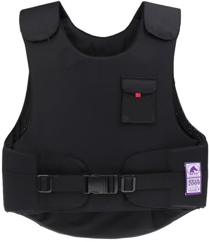 Giubbotto Protettivo per Equitazione, Gilet Protezione Flessibile for Il Corpo, Gilet da Equitazione di Livello Premium Equestrian Gear(M)