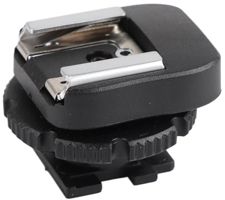 Adaptateur de griffe porte-accessoires pour appareil photo, adaptateur de griffe porte-accessoires CSM-3 Adaptateurs de montage flash ABS noir Accessoire d'appareil photo pour