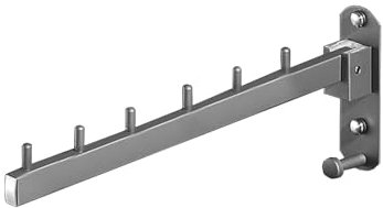 Wandmontierter Kleiderbügel, 90° faltbarer Edelstahl-Klappgarderobe – kleiner Wandtrockner für Wäsche, Badezimmer, Hauswirtschaftsraum, Schlafzimmer – platzsparender Organizer