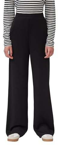 s.Oliver Scuba-Jogpants mit Wide Leg und Elastikbund