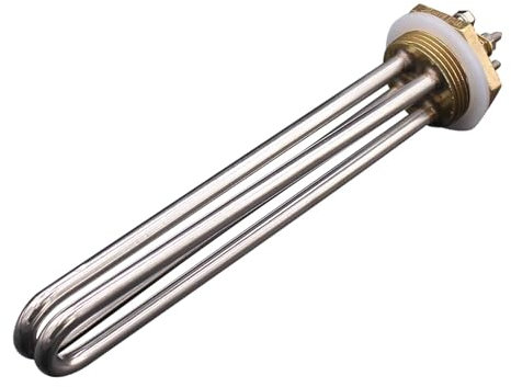 KEBLIN 1pc 1.25 Immersion Heating Element 12V 300W 24V 600W/900W 36V 1200W 48V 1500W DC Tubular Electric Water Heater SUS304(24V 600W)