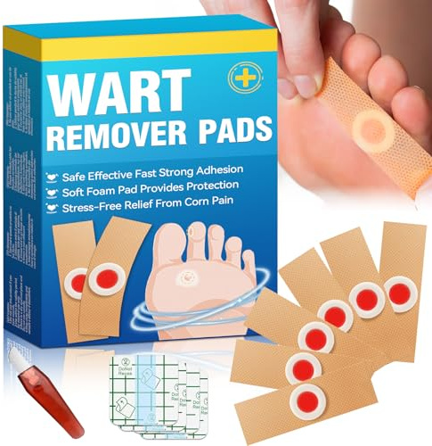 AstraVox Verruche Rimozione, 12pcs Cerotti Occhio Di Pernice Per Piedi e Mani, Cerotti Calli Rimozione Efficace Delle Verruche Bambini Adulto e Sollievo Dal Dolore