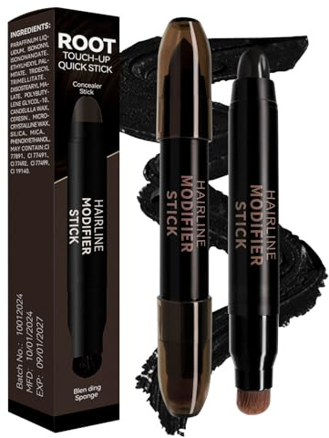 YNPQTDS Copri Bianchi - Stick Coprente Per Capelli Grigi | Penna Per Capelli Da 3g Per Cuoio Capelluto E Barba Per Uso Domestico E In Viaggio Per Donne