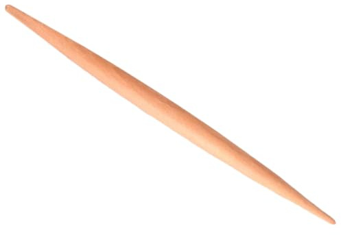 NIYANGLE Mattarello di Legno per Pasta Sfoglia e Impasti, Lunghezza 47 Cm Diametro 2,8 Cm, Utensile da Cucina per Dolci, Pizza e Pasta, Strumento Professionale per Casa e Ristorante