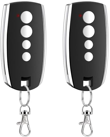 433.92MHz Telecommande Portail, 4 Canaux Telecommande Porte de Garage Compatible avec King Gates STYLO2K STYLO4K Stylo, Codes Roulants Bip De Porte De Garage, Lot de 2