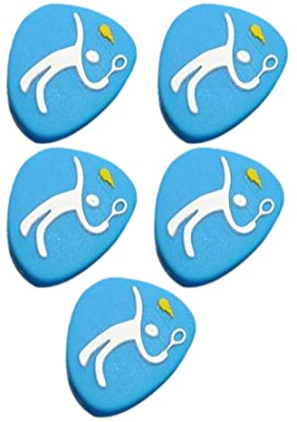 BDJXOZYH Tennis vibrationsdämpare stötdämpare tennis dämpare för utomhussport blå person, diameter 2,5 cm