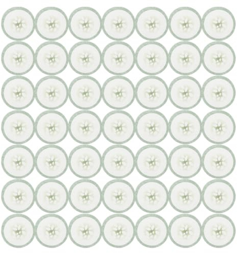 HOMOBABE Almohadillas Cuidado Tejidas para Estampado Pepino No Ojos 200 Unidades Ocular y Refrescantes, Material Tejido, Uso en Hogar para Mujeres