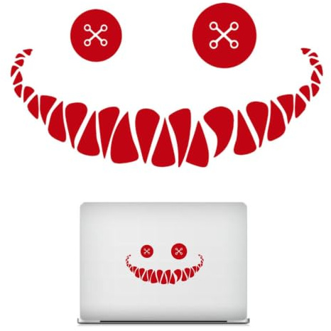 Bilfönsterdekaler Smile Face, Smile Sticker Roliga dekaler bilklistermärken | Bil klistermärke Smile Face Väggdekal Biltillbehör för interiör Fönster Laptop Bagage Bagage ElMotorcykel