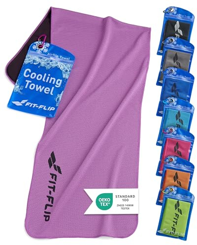 Fit-Flip Kühltuch aus Mikrofaser für Nacken und Hals