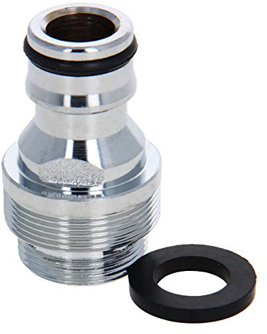 Othmro Garden Hose Quick Connect Nickel-plated Water Hose Fitting Connectors M20 Male Threaded Adapter 1pcs