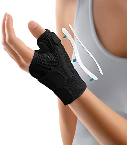 INSTINNCT Wrist Thumb Support Brace, Fully Adjustable Thumb Brace for Men and Women, Thumb Flexible Splint for Tendonitis and Thumb Pain & Injury, Fits Both Right Hand and Left Hand
