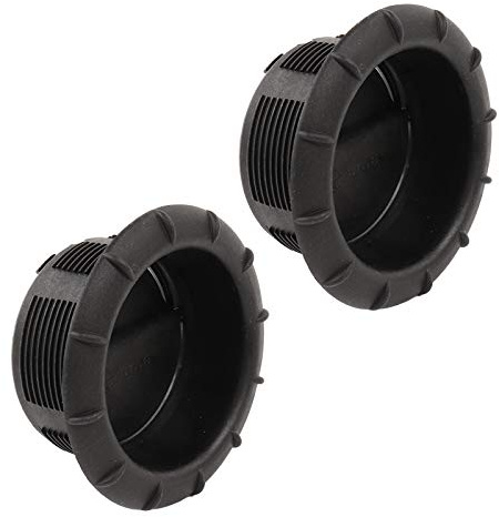 Truma Endstück Warmluftaustritt 65mm Warmluftrohre verschließbar (2X Schwarz)