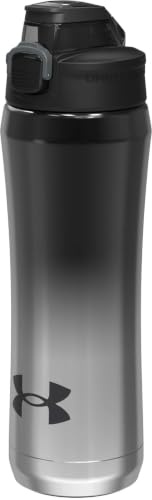 Under Armour 18oz Stainless Steel Water Bottle, Vacuum Insulated, Self Draining Protective Cap, Leak Proof, For Kids & Adults, All Sports, Gym