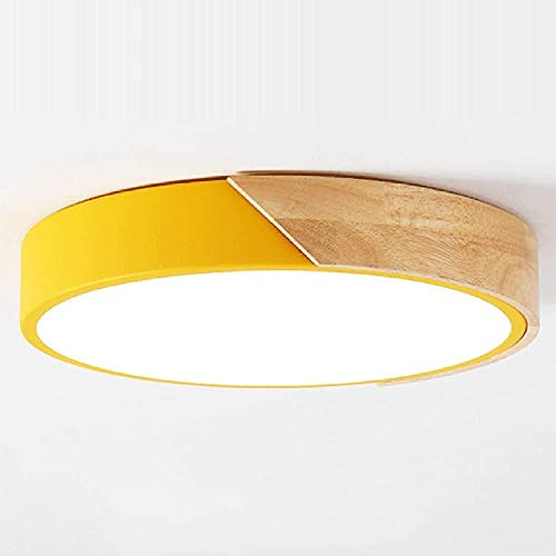 QIZHILIANGLIANG Luz LED De Techo Con Atenuación De 3 Tonos Luz De Techo Fácil De Instalar Cerca Del Techo Lámpara De Techo Redonda Con Personalidad Creativa Iluminación De Techo Con Pantalla Acrílica